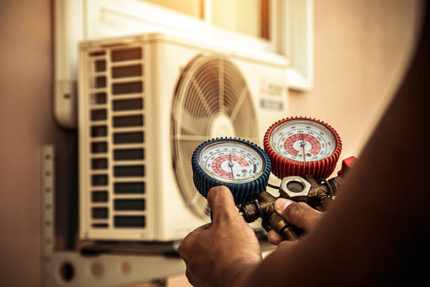 Professional Furnace Repair technician working in Marshall, NC